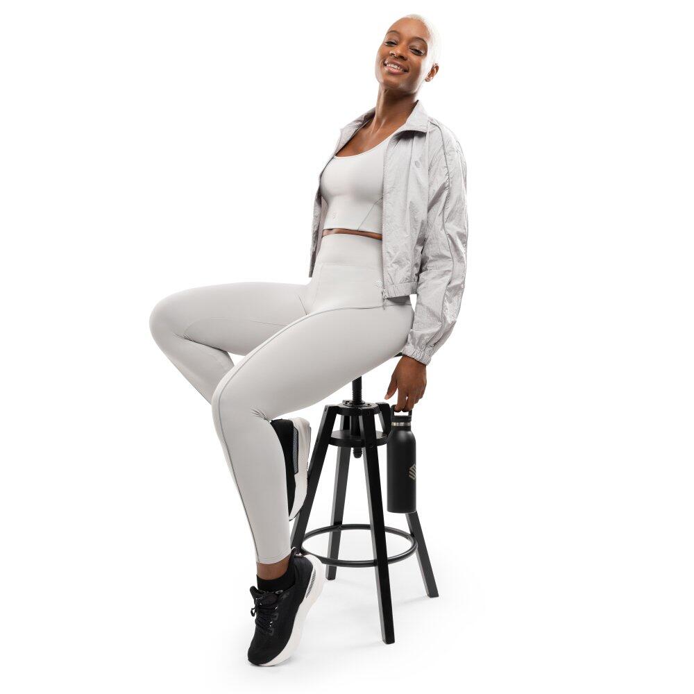 Legging running femme Fitness Lume Light Gray Gris 3/7