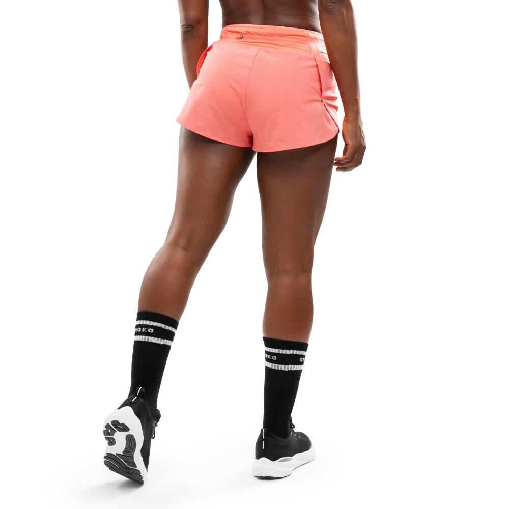 Pantaloncini da corsa 2 in 1 da donna Fitness Alloy Coral Pink Rosa 2/6