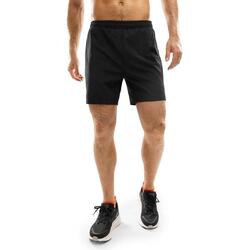 Short running double couche homme Fitness Admix Black Noir