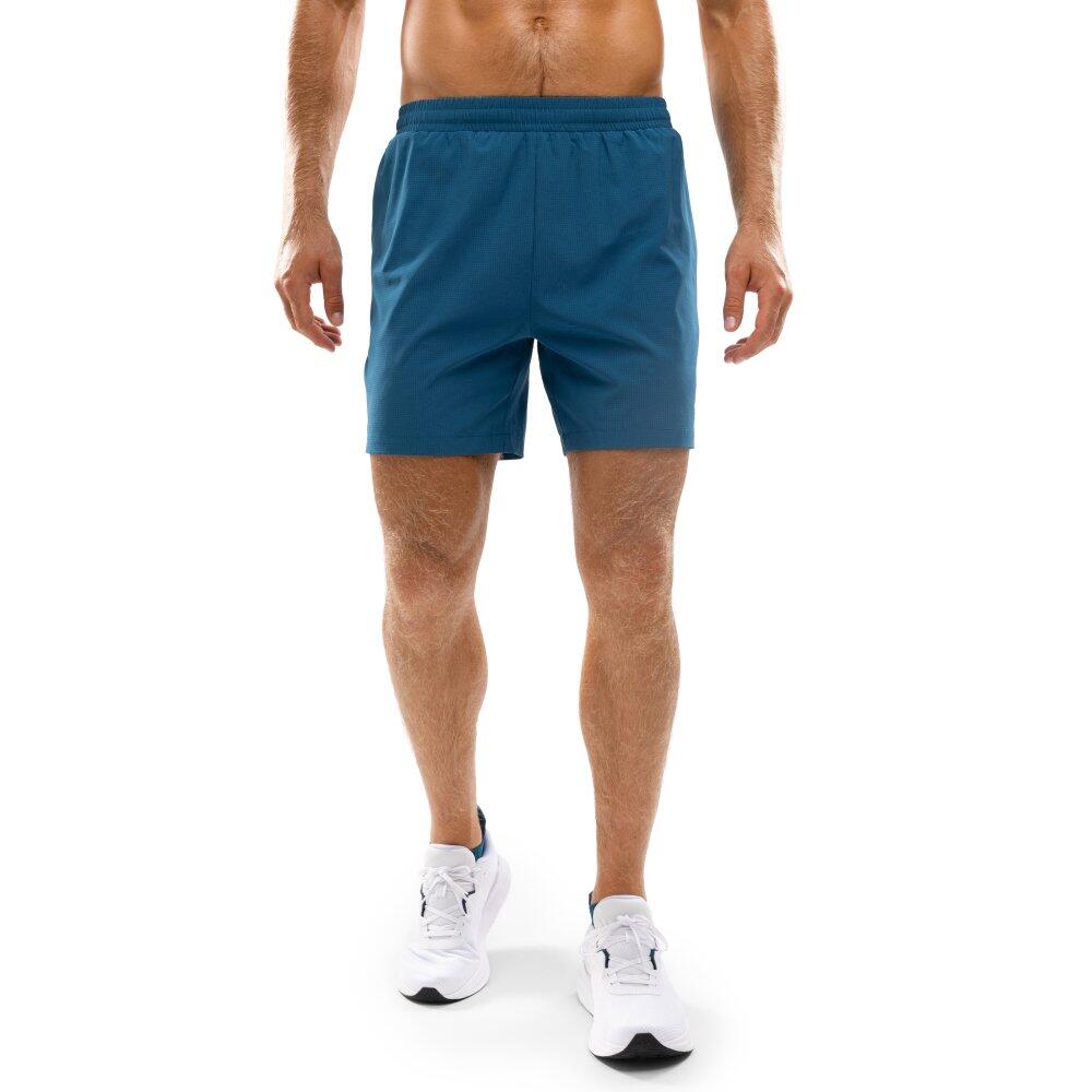 SIROKO Men Fitness 's 2-in-1 running shorts Admix Blue Blue