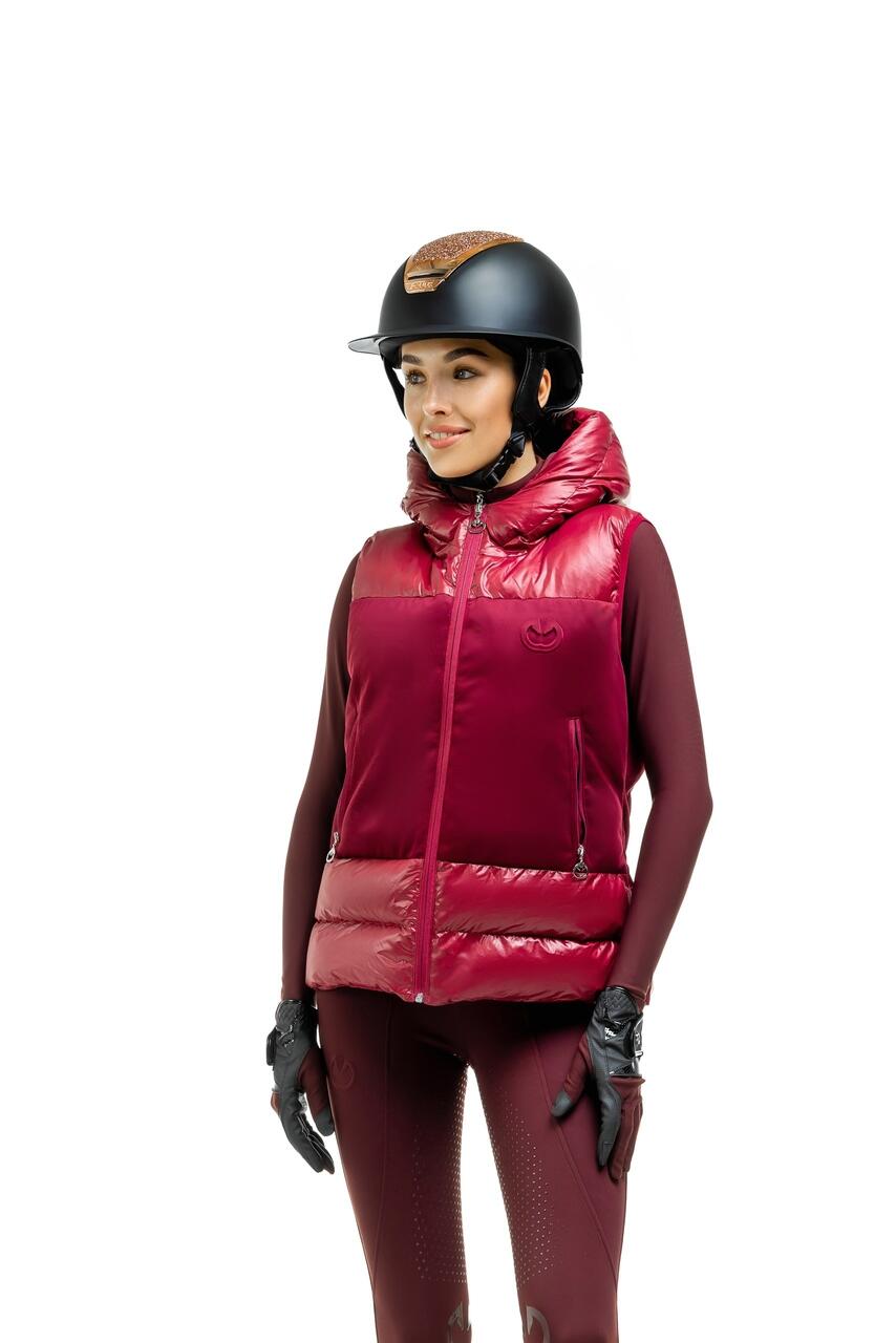 Kask jeździecki Golden Sparkling szeroki daszek Air Pump 3/4