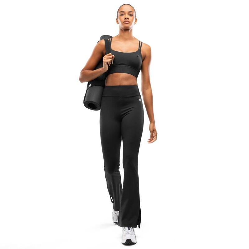 Sutien yoga pilates pentru femei Harbour Black Negru