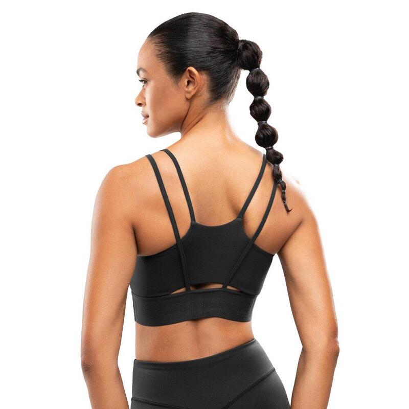 Sutien yoga pilates pentru femei Harbour Black Negru
