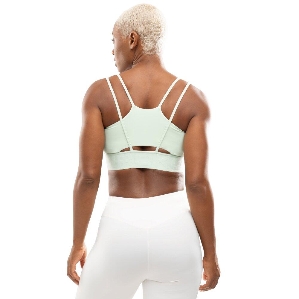 Brassière de yoga et pilates femme Fitness Harbour Green Vert 2/7