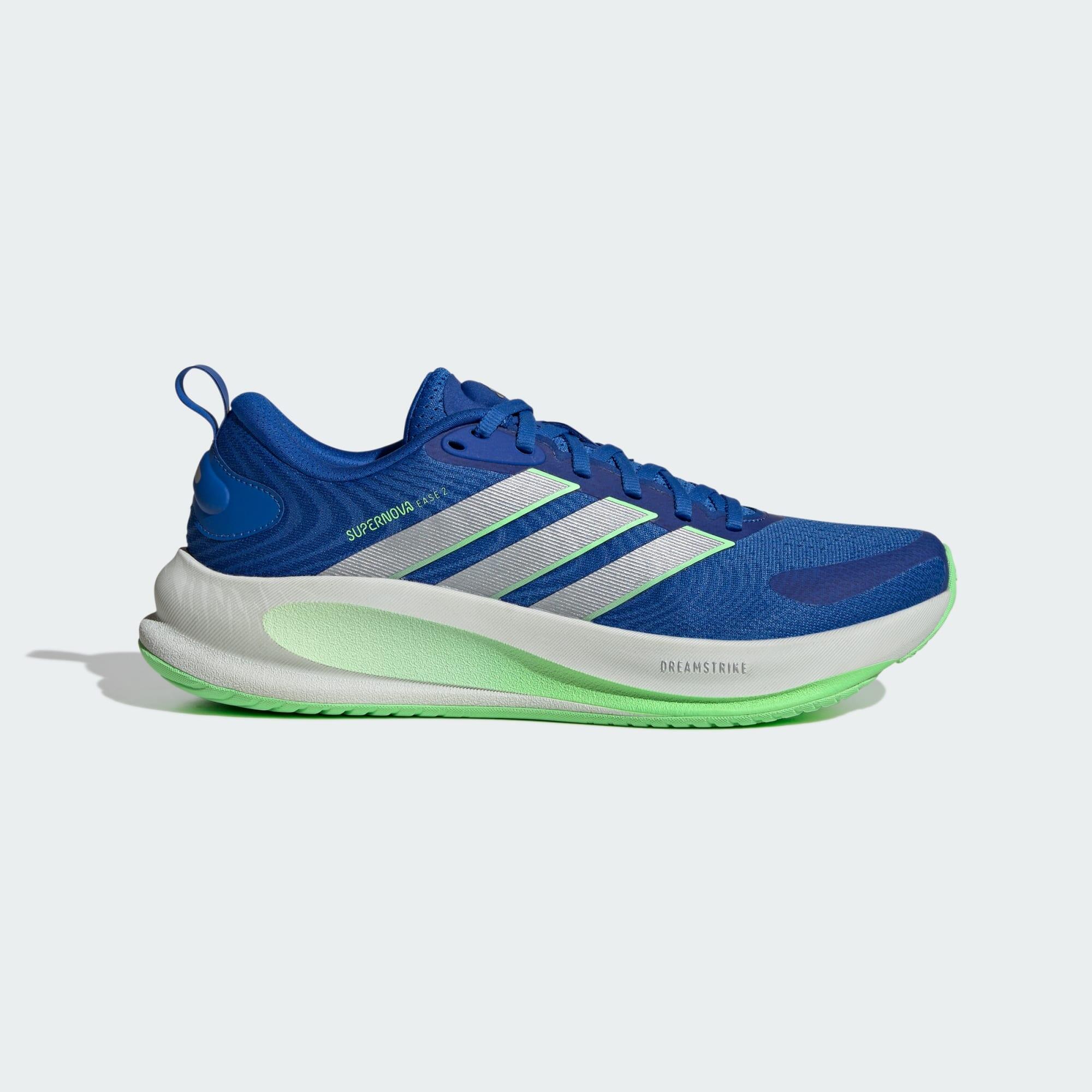 Adidas - Chaussure De Running Supernova Ease 2 h - Chaussures De Sport - Bleu|gris|vert - Decathlon