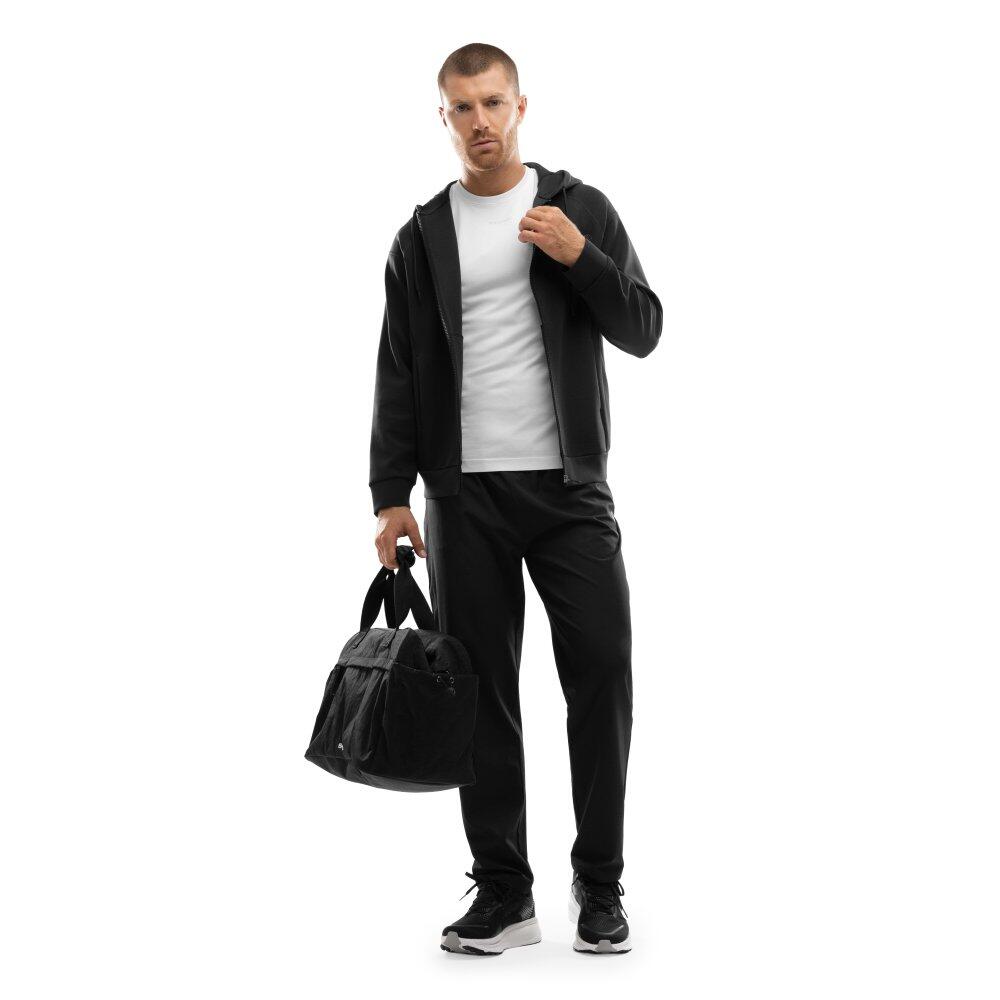 Calças de fato de treino largas para homem Fitness Function Black Preto 3/7