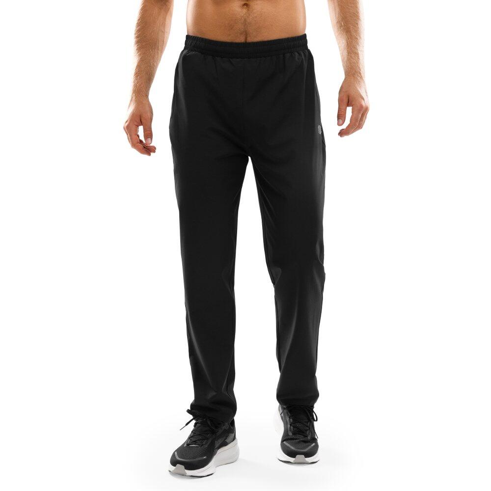 SIROKO Men Fitness 's relaxed fit sweatpants Function Black Black