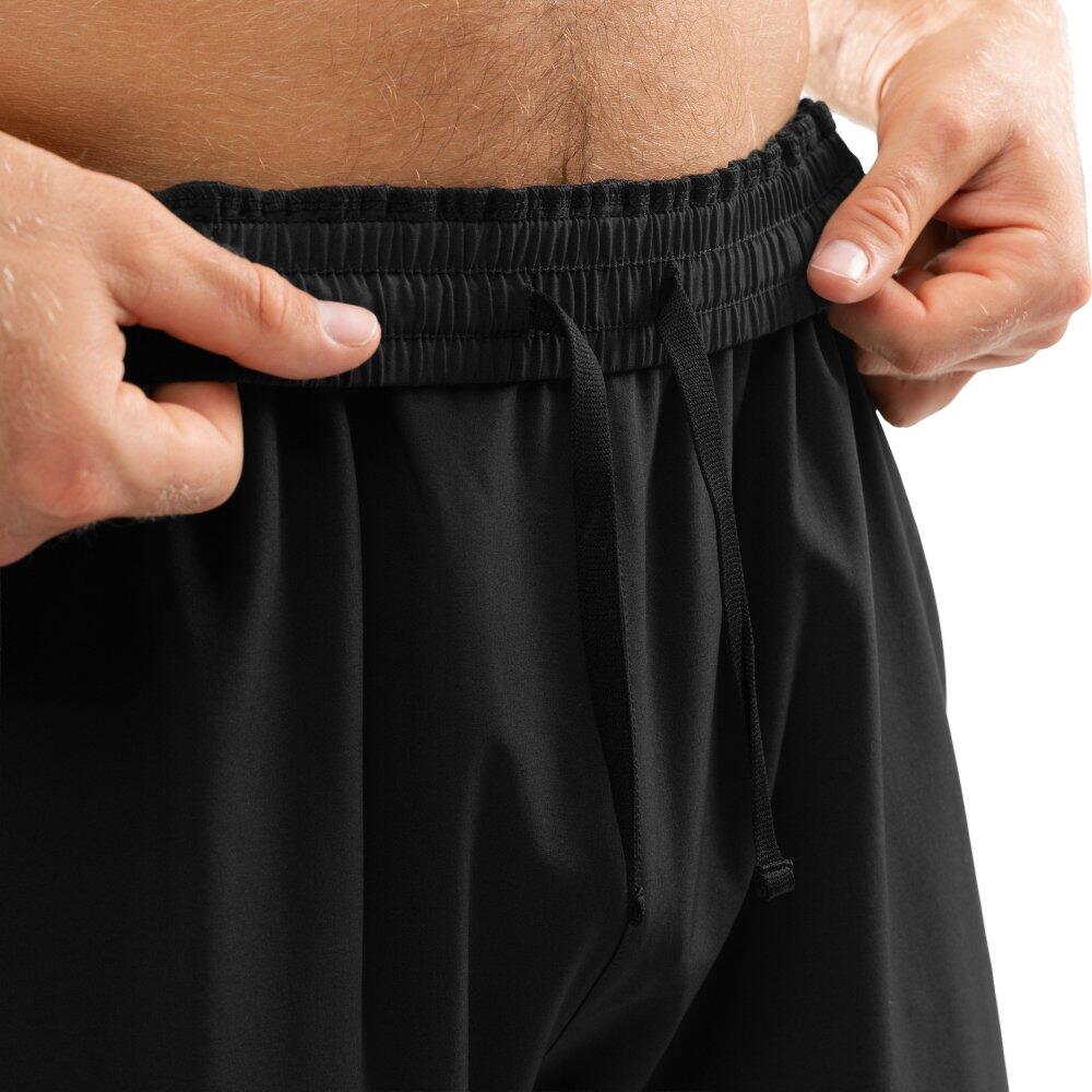 Calças de fato de treino largas para homem Fitness Function Black Preto 4/7