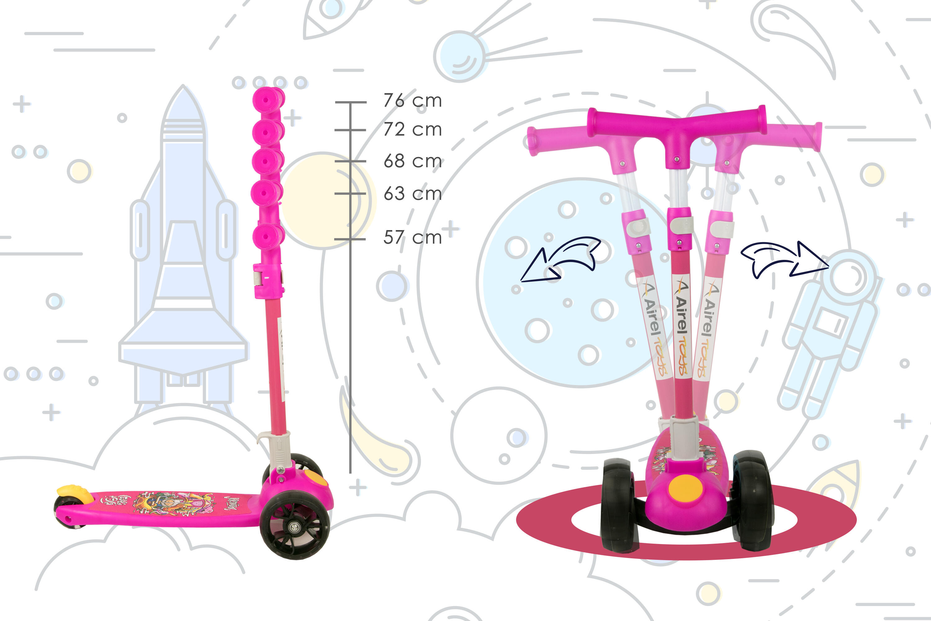 AirelChildren's Scooter 3 to 6 years 2/5