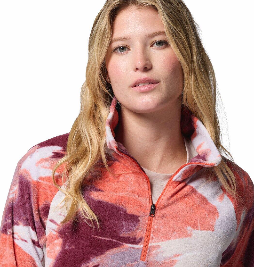 Fleecevesten Truien Dames - COLUMBIA Glacial™ IV Print 1/2 Zip - Zing 3/6