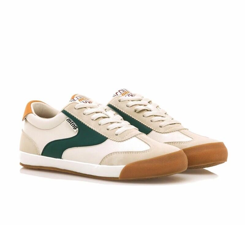 Zapatillas Mujer Mustang Court Beige 3/7
