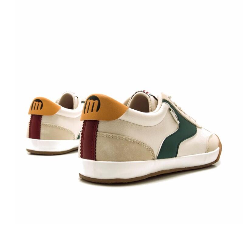 Zapatillas Mujer Mustang Court Beige 2/7