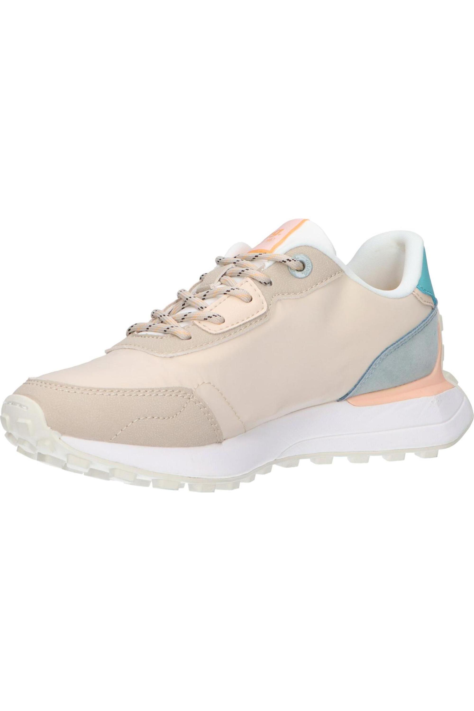 Baskets basses femme - Marche sportive - À lacets - MTNG 60779 - Beige 3/6