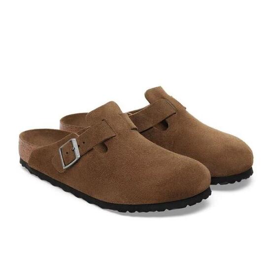 Zuecos Hombre Birkenstock Boston Marrón