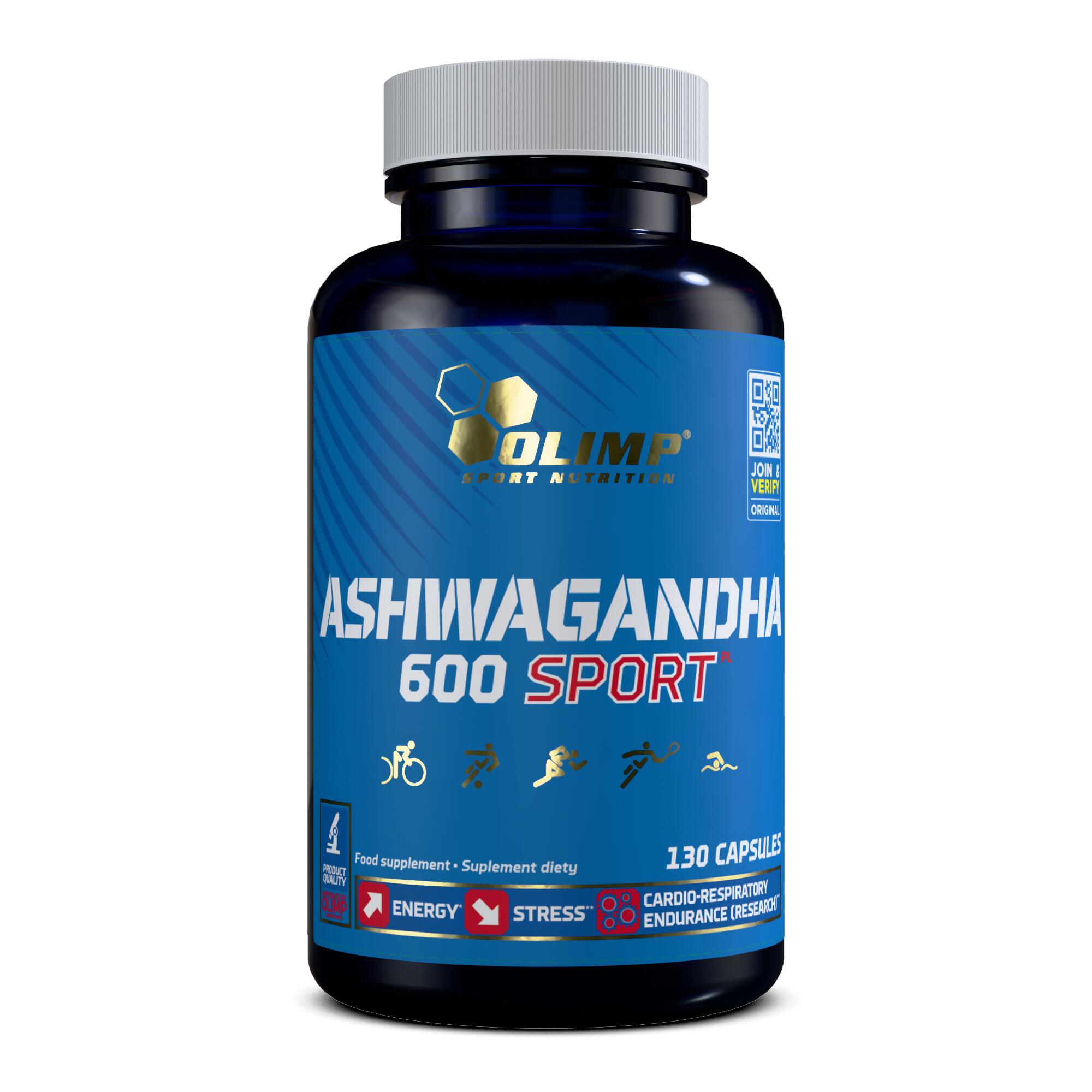 Ashwagandha Olimp Ashwagandha 600 Sport - 130 Kapsułek 1/3
