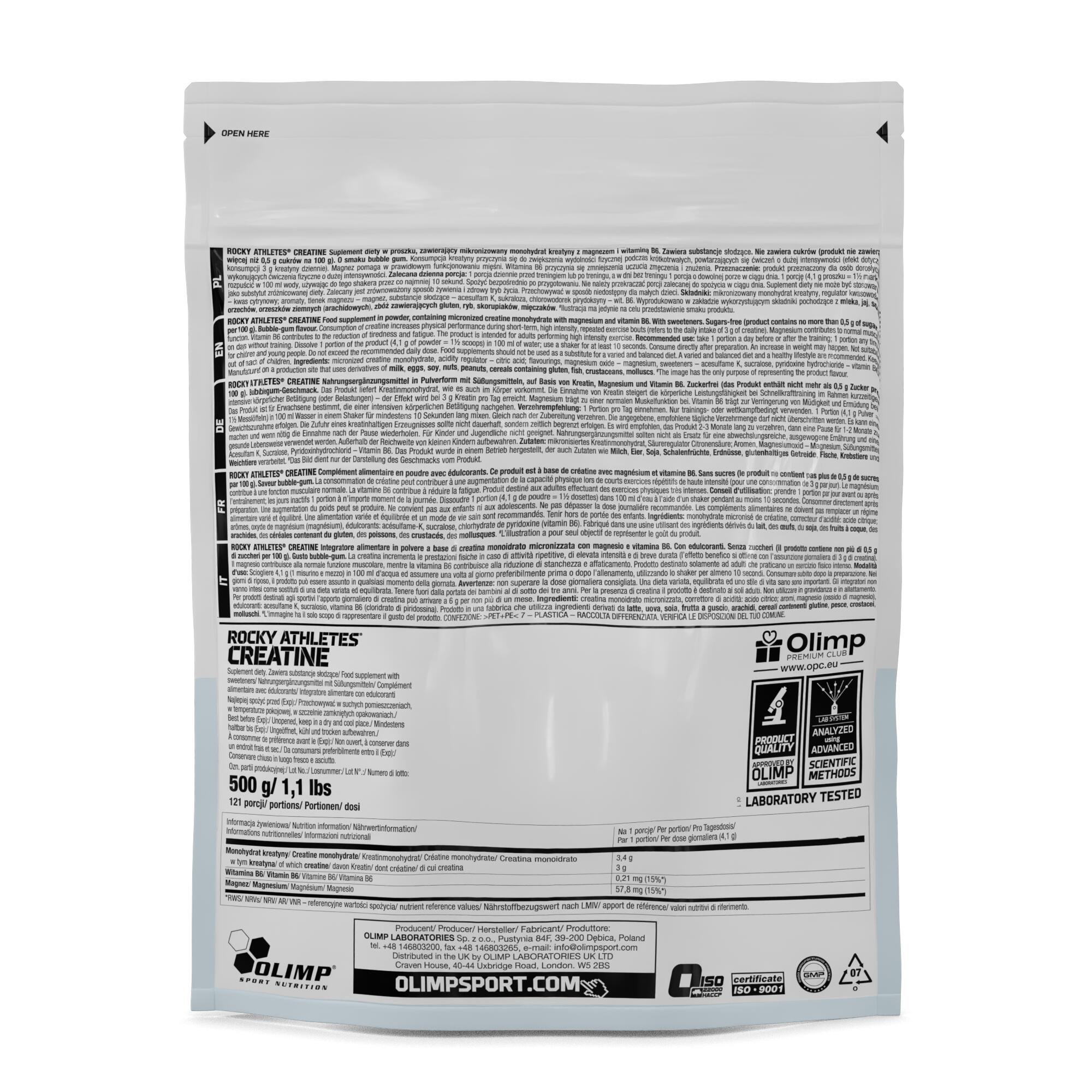 Kreatyna Olimp Rocky Athletes® Creatine 500 g