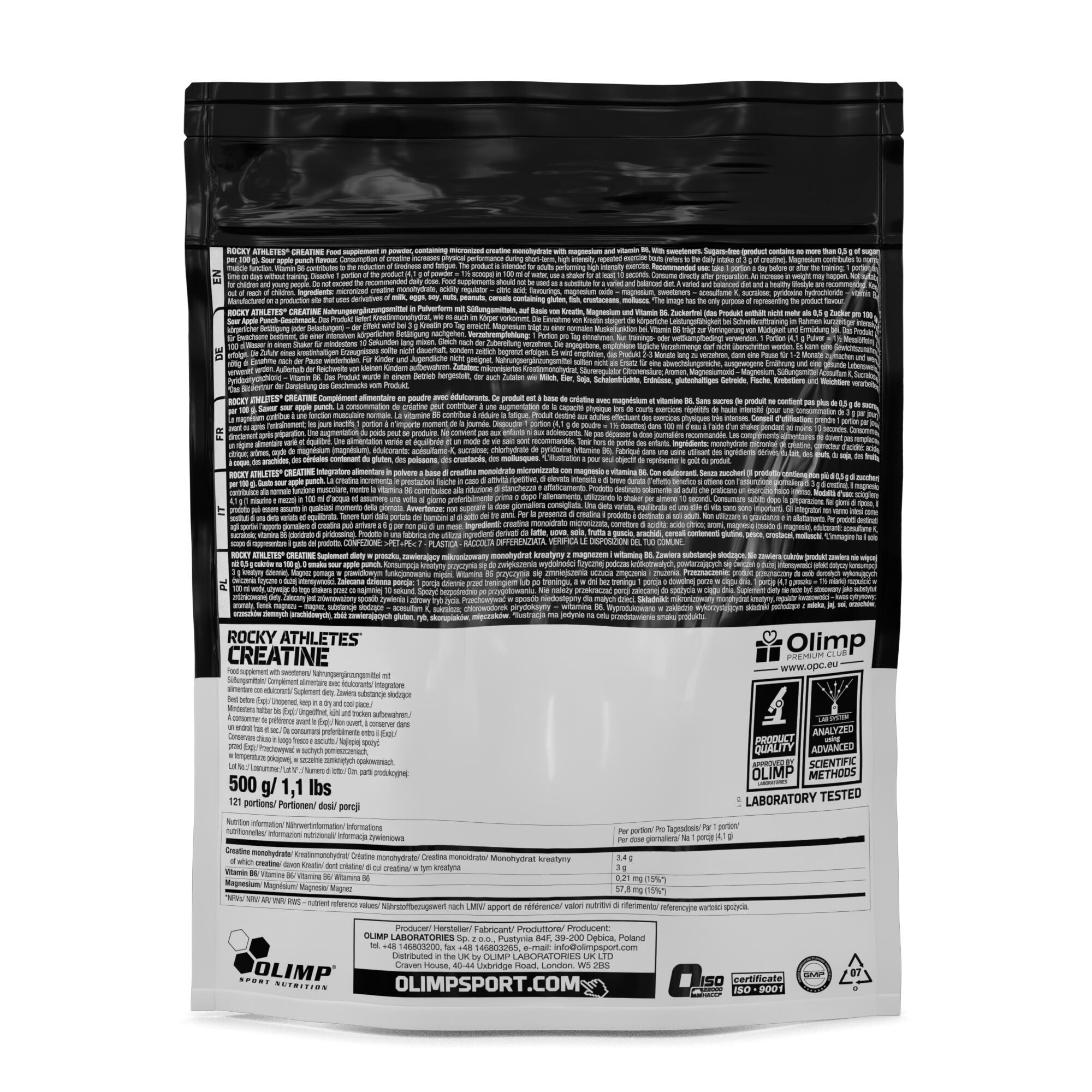 Kreatyna Olimp Rocky Athletes® Creatine 500 g 2/2