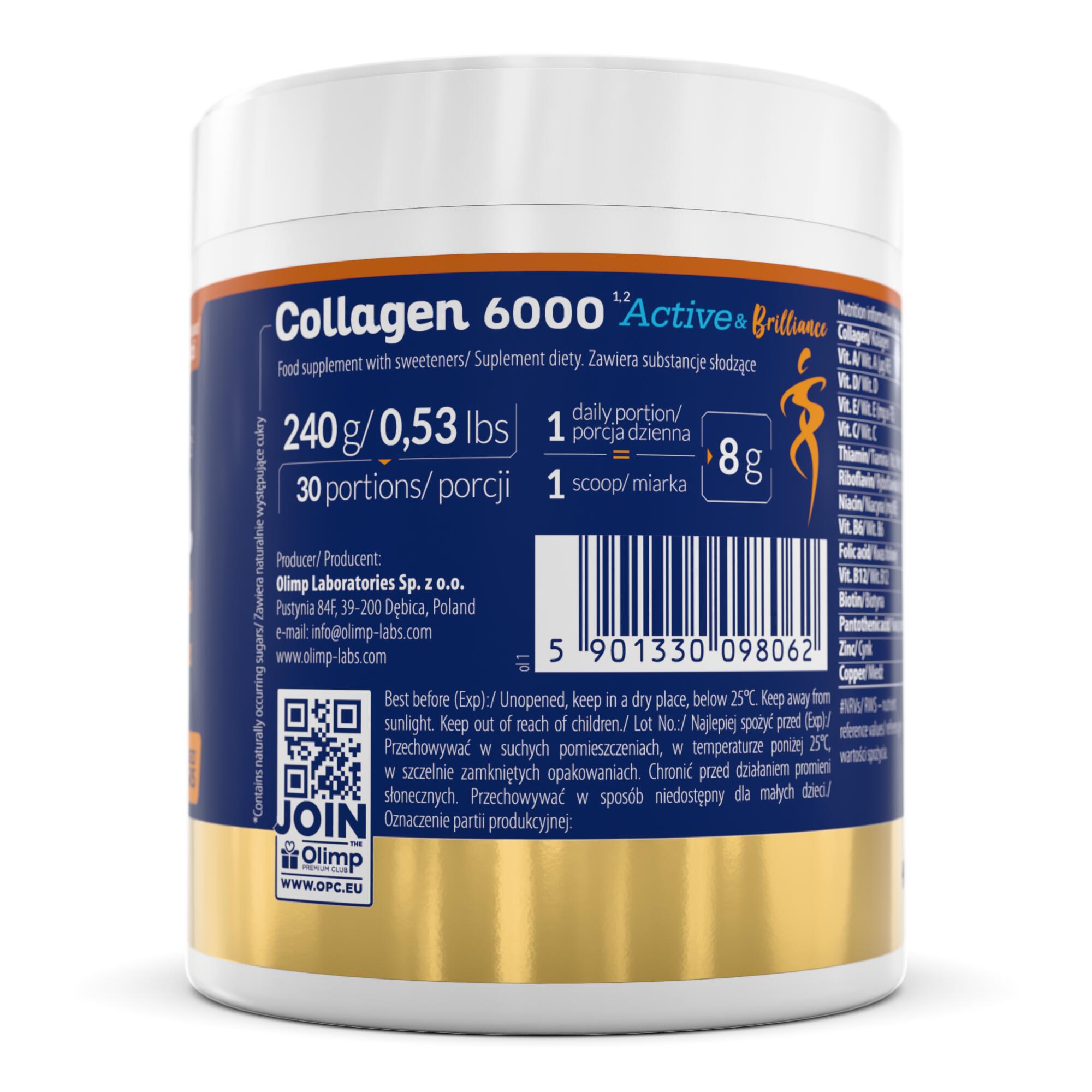 Kolagen Olimp Collagen 6000 Active&Brilliance - 240 g - Aloe-lychee 2/3