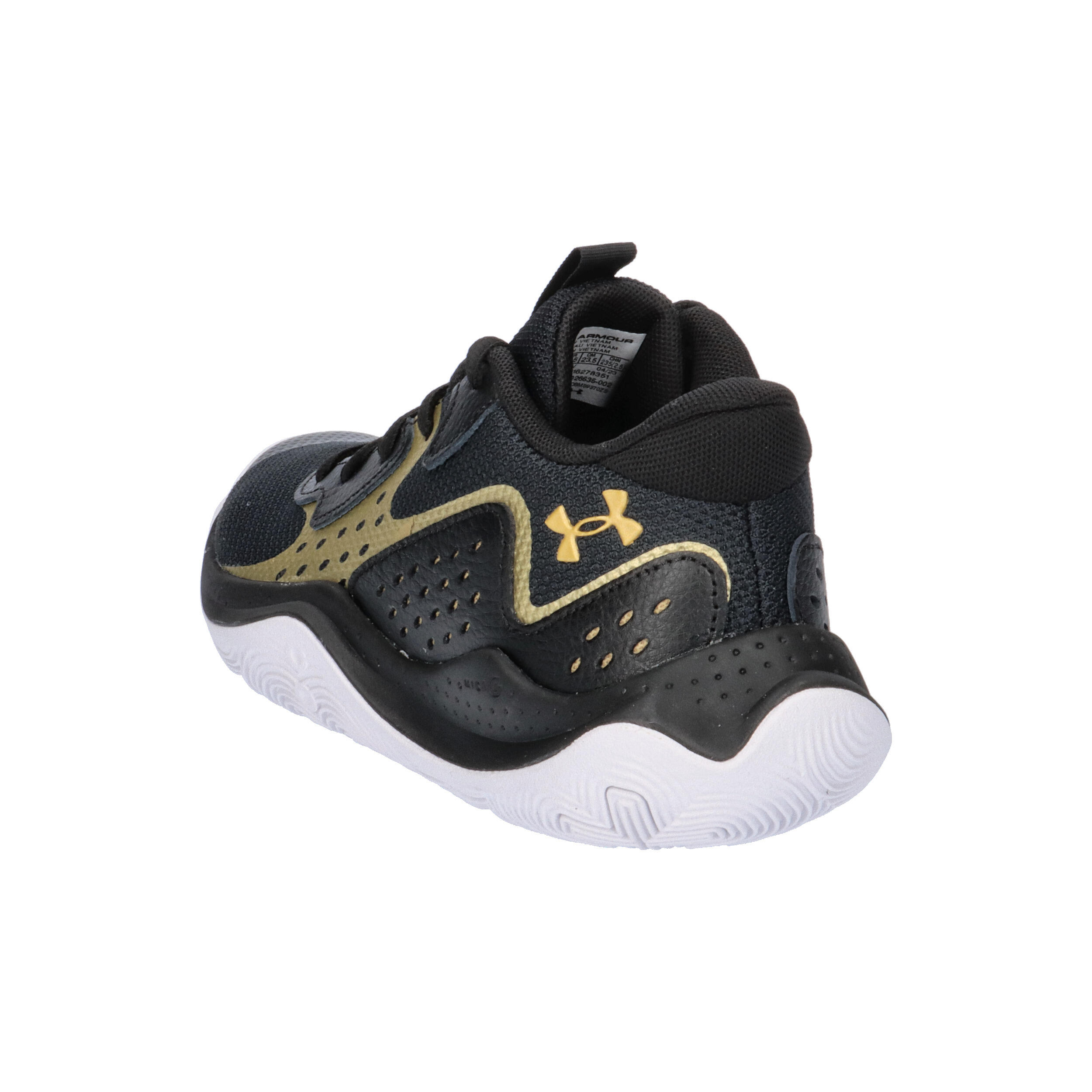 Scarpe da Basket Unisex Under Armour Jet 23 Nere/Oro 12/15
