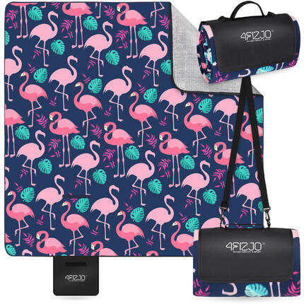 Koc piknikowy wodoodporny mata z izolacją plażowa 4FIZJO 200 x 200 cm