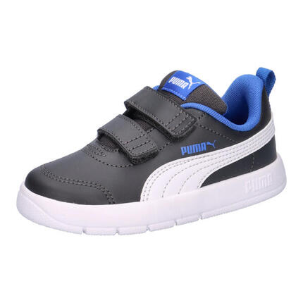 Zapatillas infantiles Courtflex V3 PUMA Navy White Red Blue