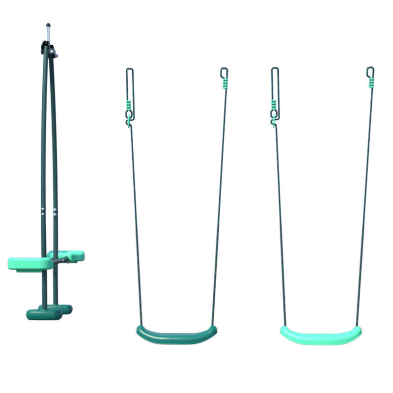 Pack Cocoon SOULET 3 accessoires pour portique H195 cm 2 balançoires et 1 face à 1/5