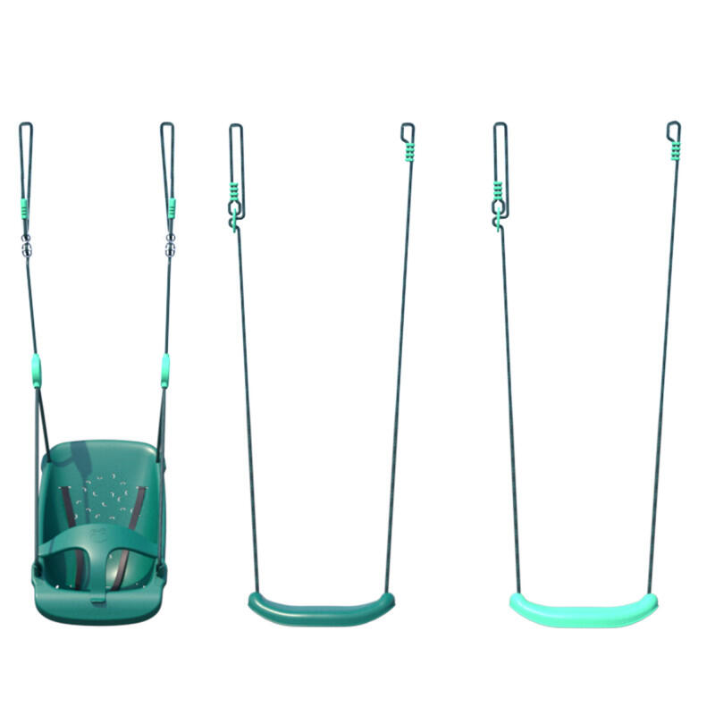Pack Lilly SOULET 3 accessoires pour portique H195 cm : 2 balançoires et 1 siège 1/5