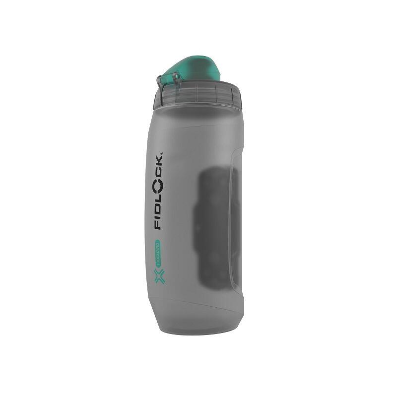 Bottiglia 590 Antibatterica + Base per bicicletta - grigio/turchese 6/7