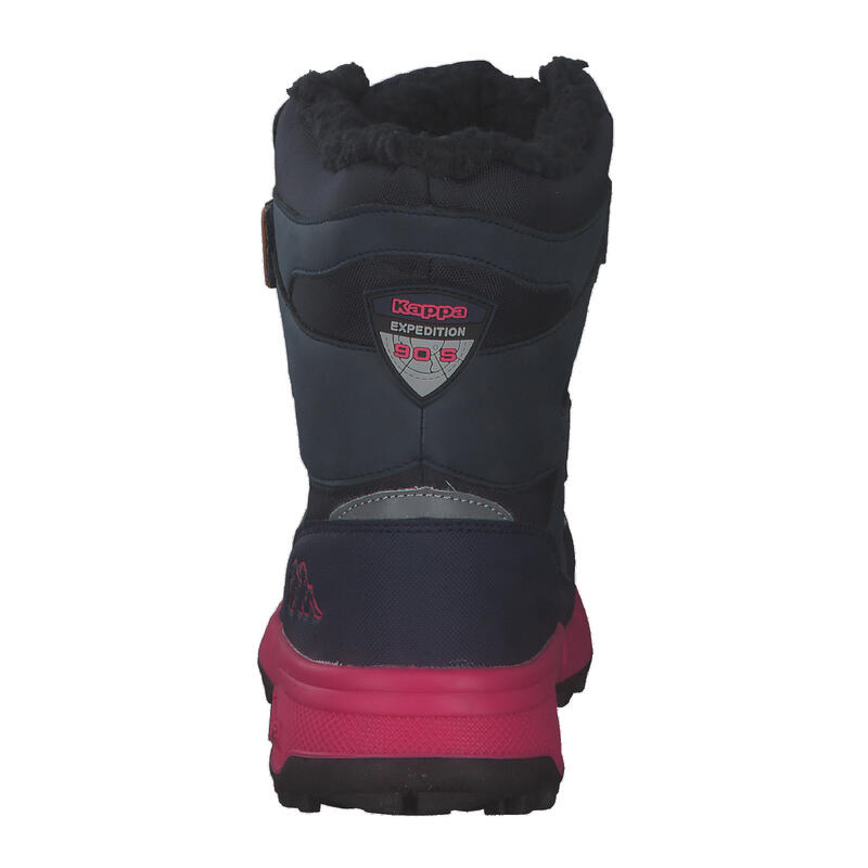 Pantofi peste gleznă universali 260903k6722 pentru iarnă bleumarin copii