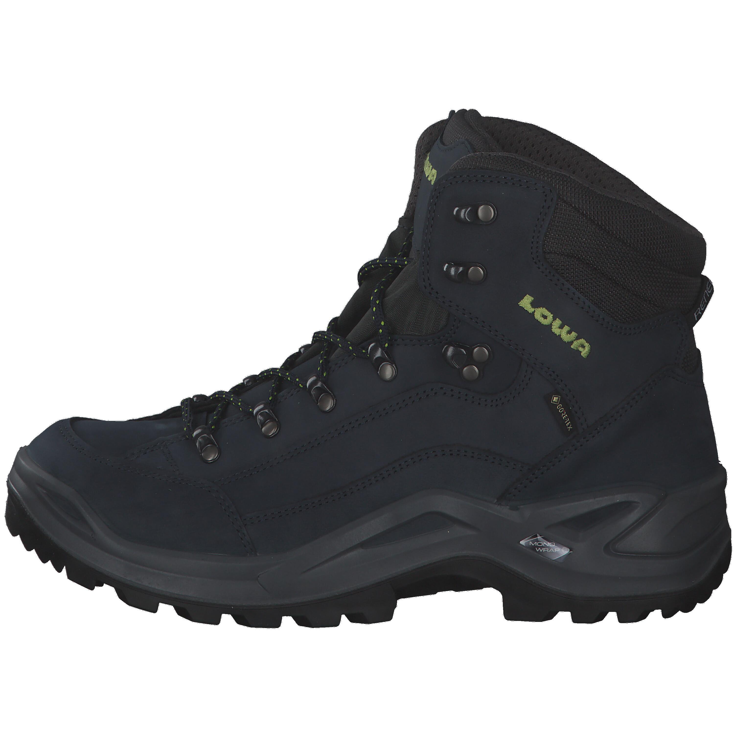 LOWA RENEGADE GTX MID Unisex Wanderstiefel Outdoor Goretex blau 10/15