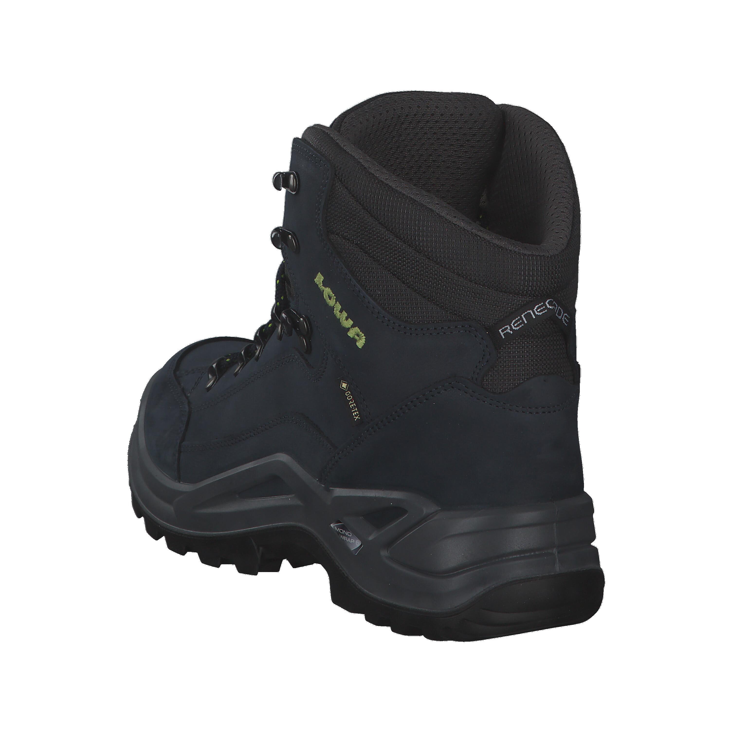 LOWA RENEGADE GTX MID Unisex Wanderstiefel Outdoor Goretex blau 12/15