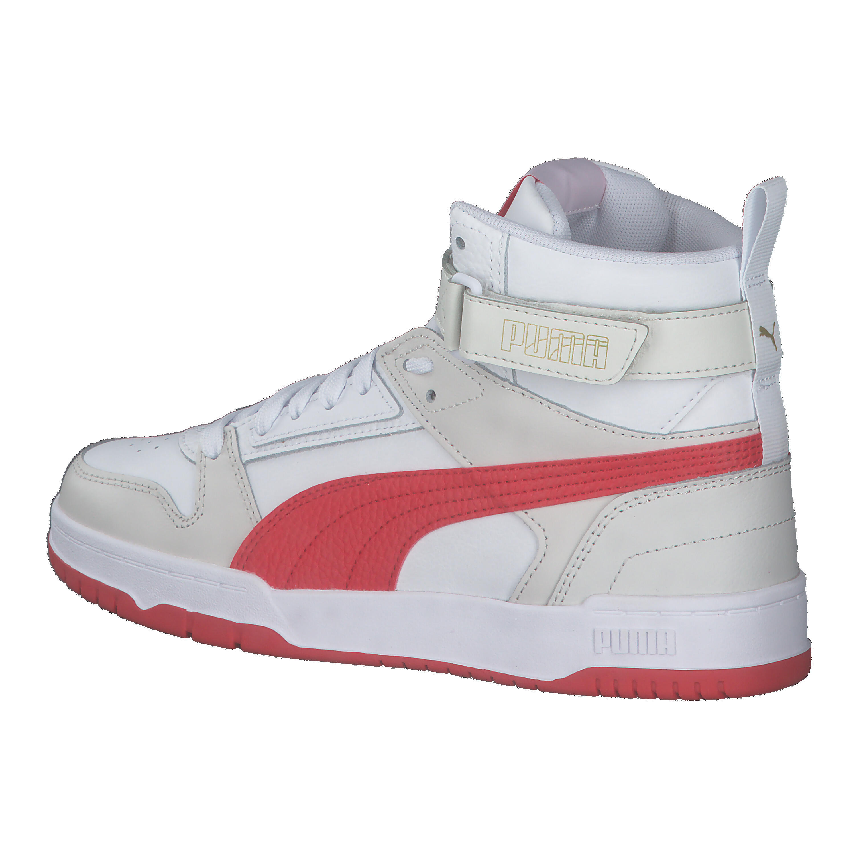Puma RBD GAME JR Kinder Sneaker High 386172 04 weiss/rot 11/15