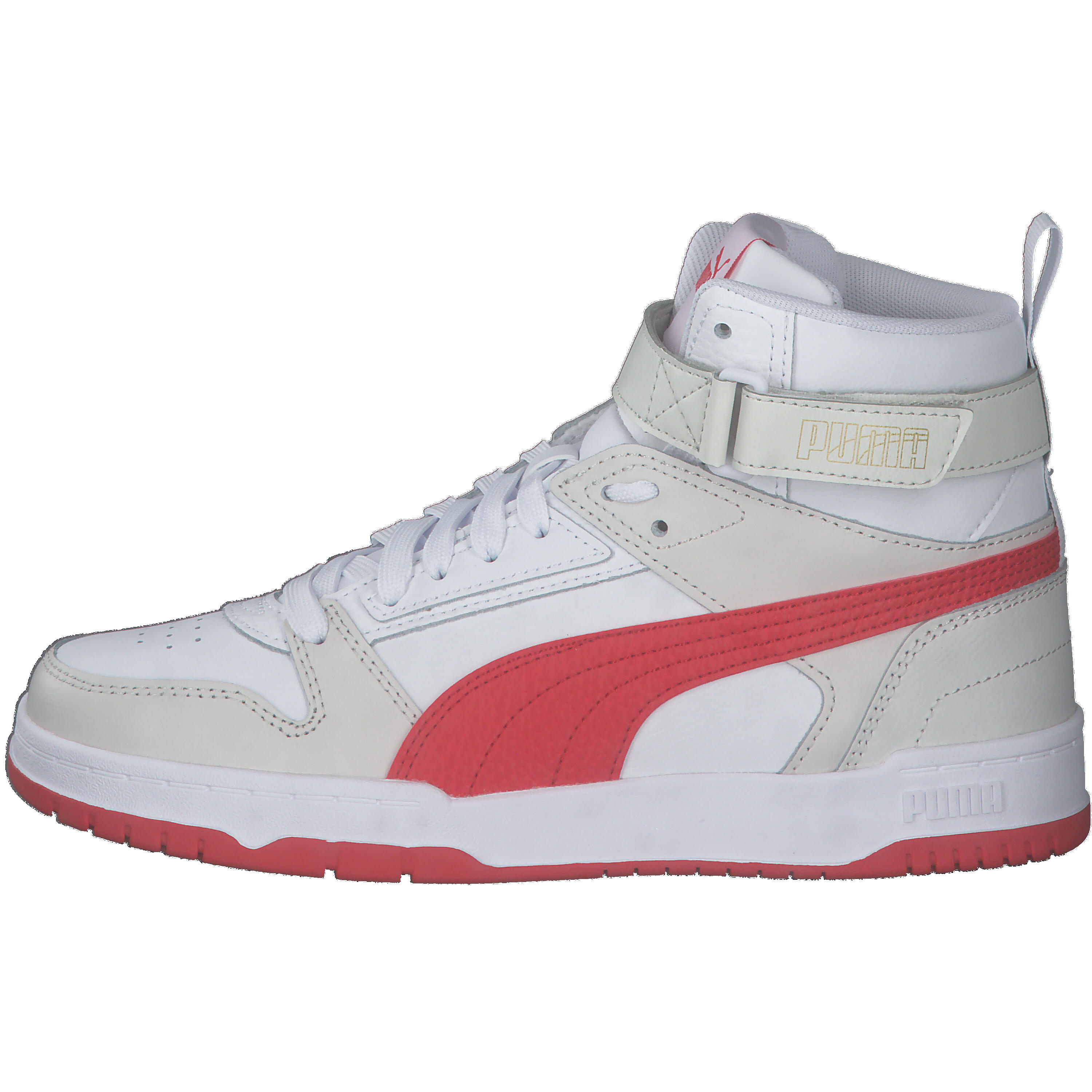 Puma RBD GAME JR Kinder Sneaker High 386172 04 weiss/rot 10/15