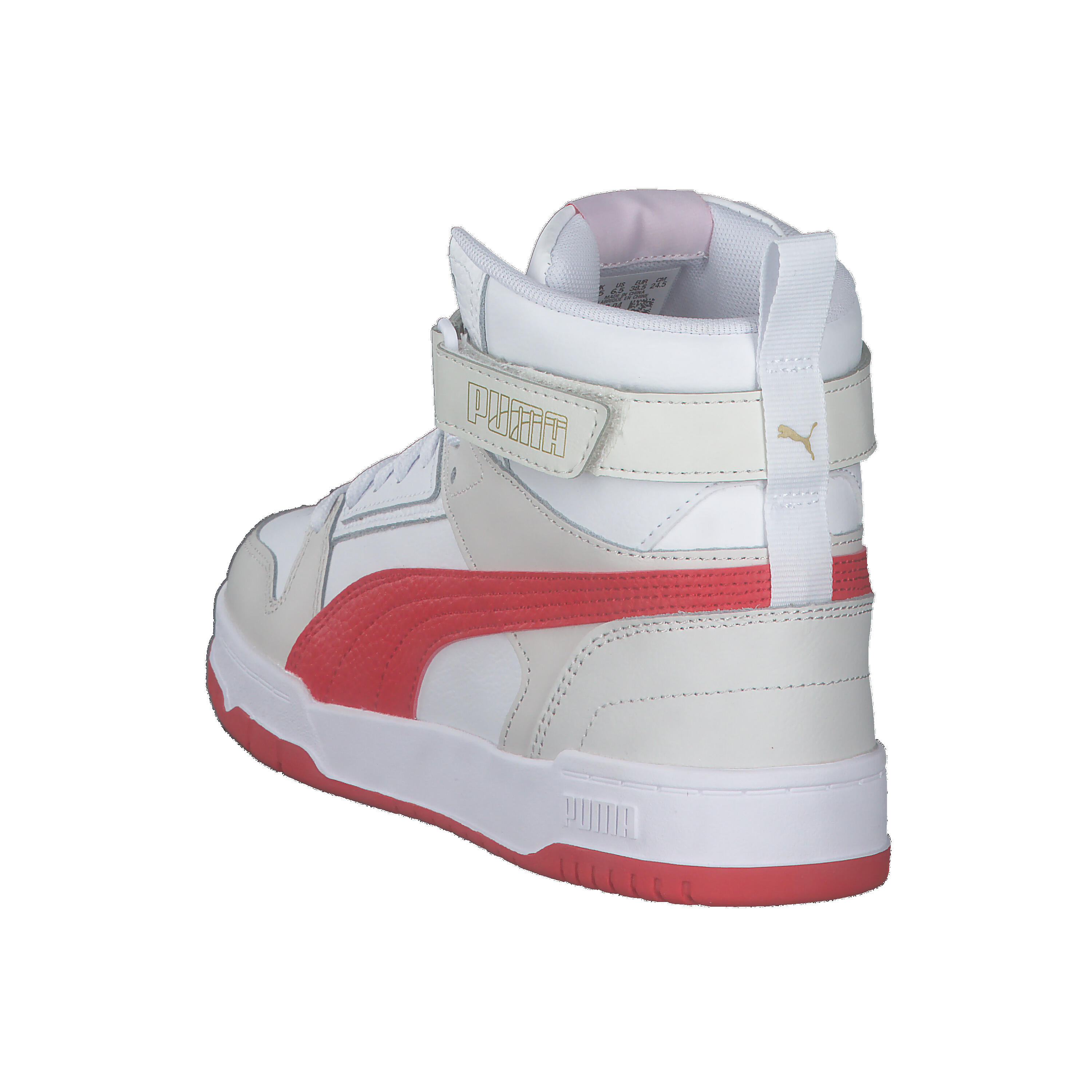 Puma RBD GAME JR Kinder Sneaker High 386172 04 weiss/rot 12/15
