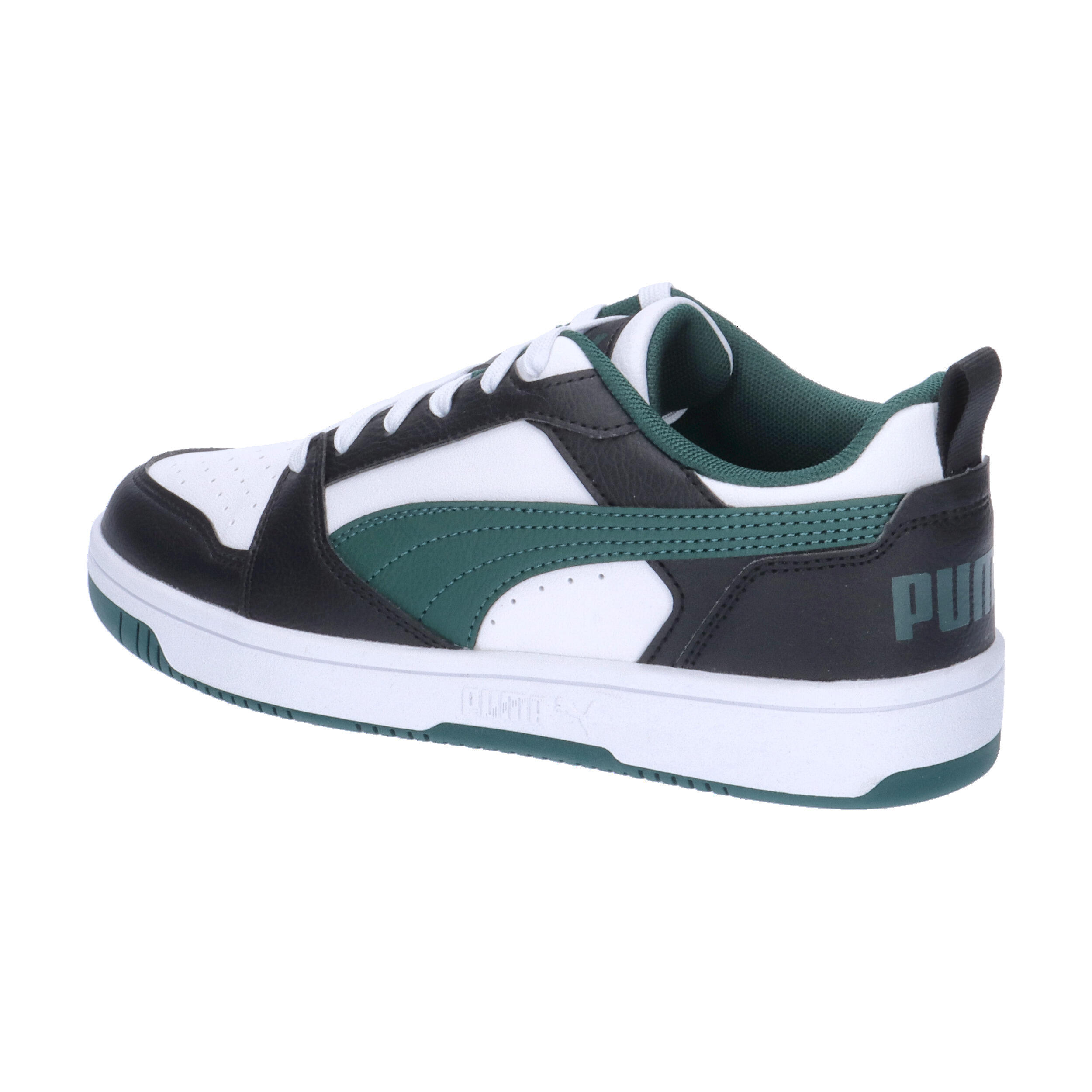 Puma - Rebound v6 bco/noir/vert 393833-15 3/7