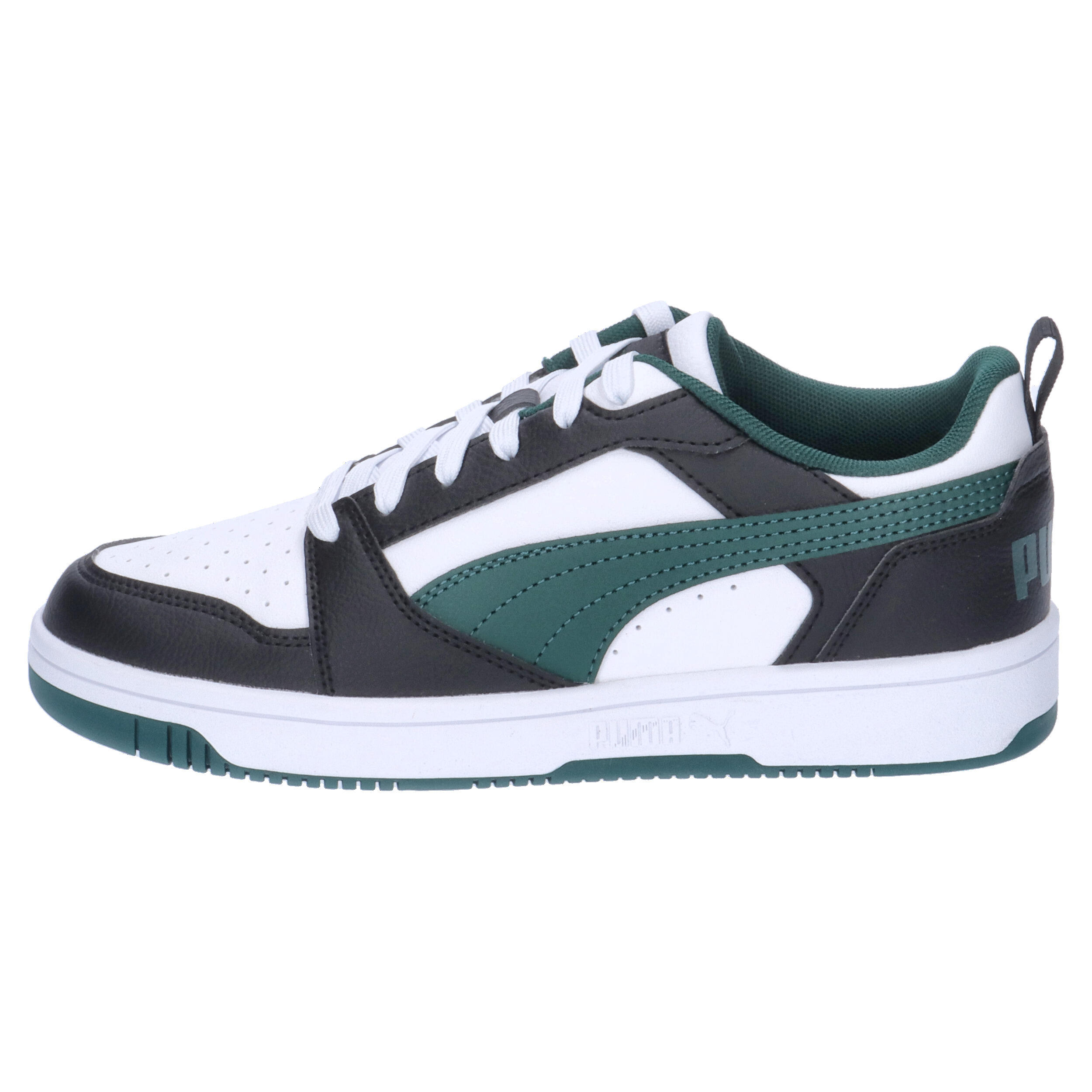 Puma - Rebound v6 bco/noir/vert 393833-15 2/7