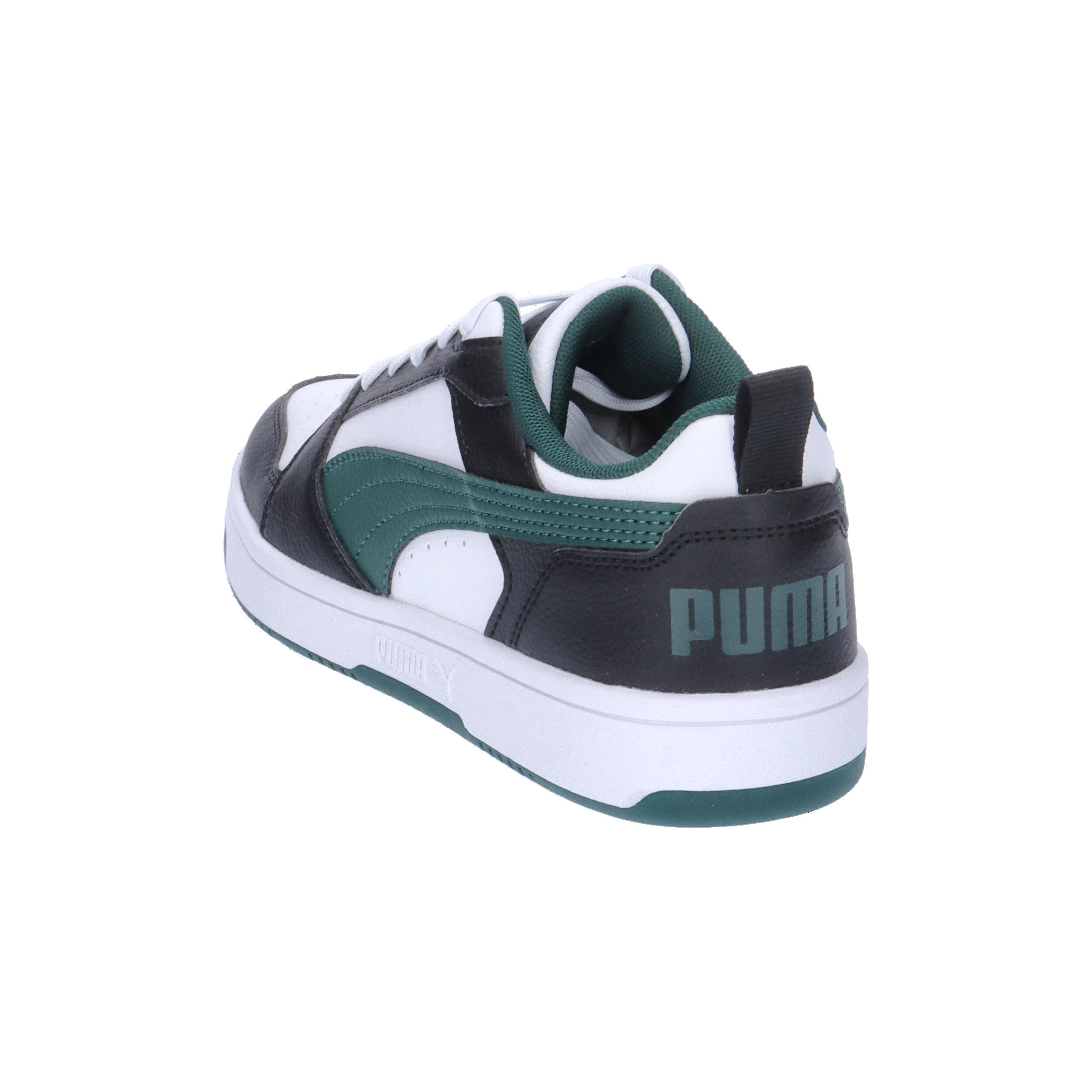 Puma - Rebound v6 bco/noir/vert 393833-15 4/7