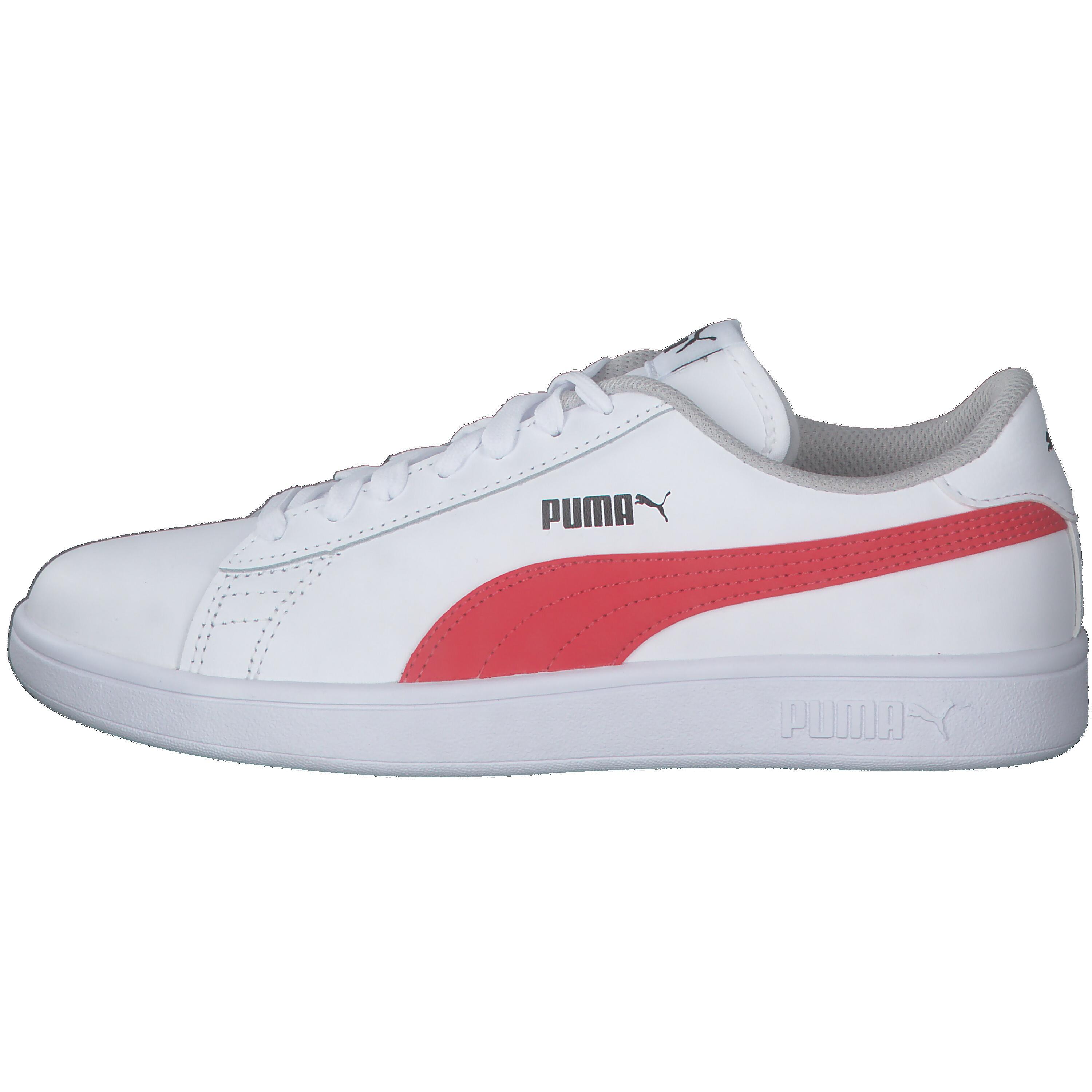 Puma Zapatillas Smash V2 De Niño Blanco/rojo 10/15