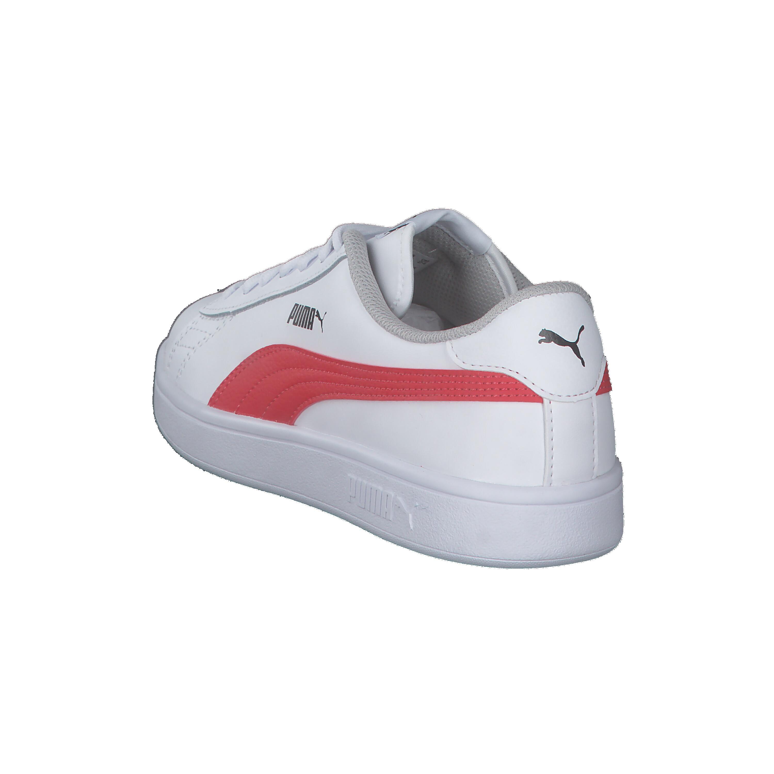 Puma Zapatillas Smash V2 De Niño Blanco/rojo 12/15