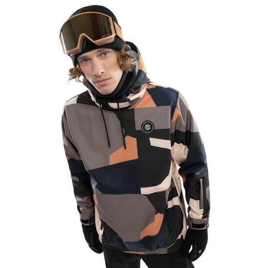 Herren Wintersport snowboardjacke für W1 Sandboard Schwarz