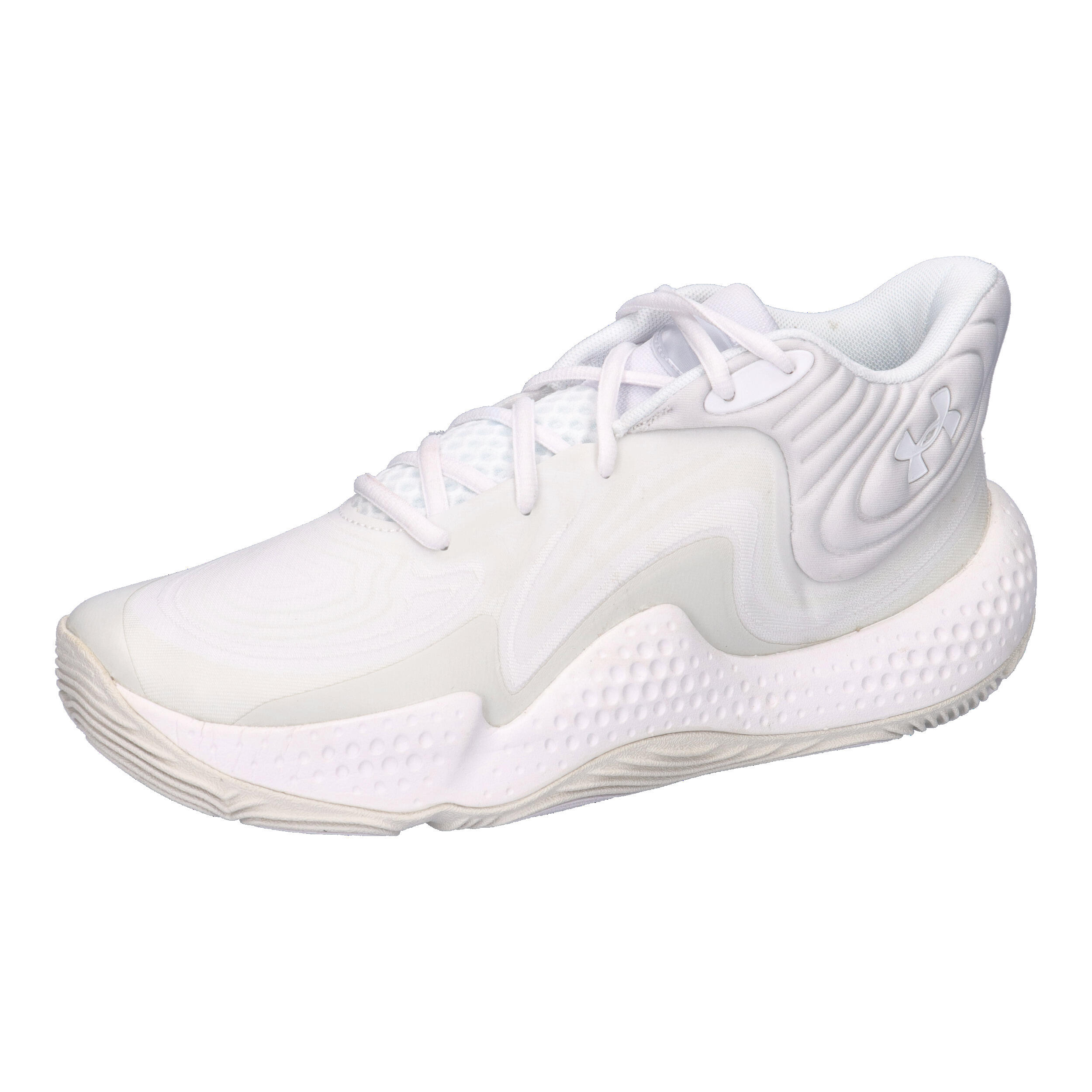 Chaussures de Basketball Under Armour Spawn 6 Mid Blanc 1/15