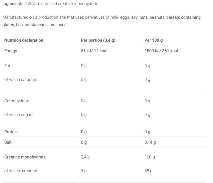 Olimp Creapure Creatine Monohydrate Powder 500 g 3/5