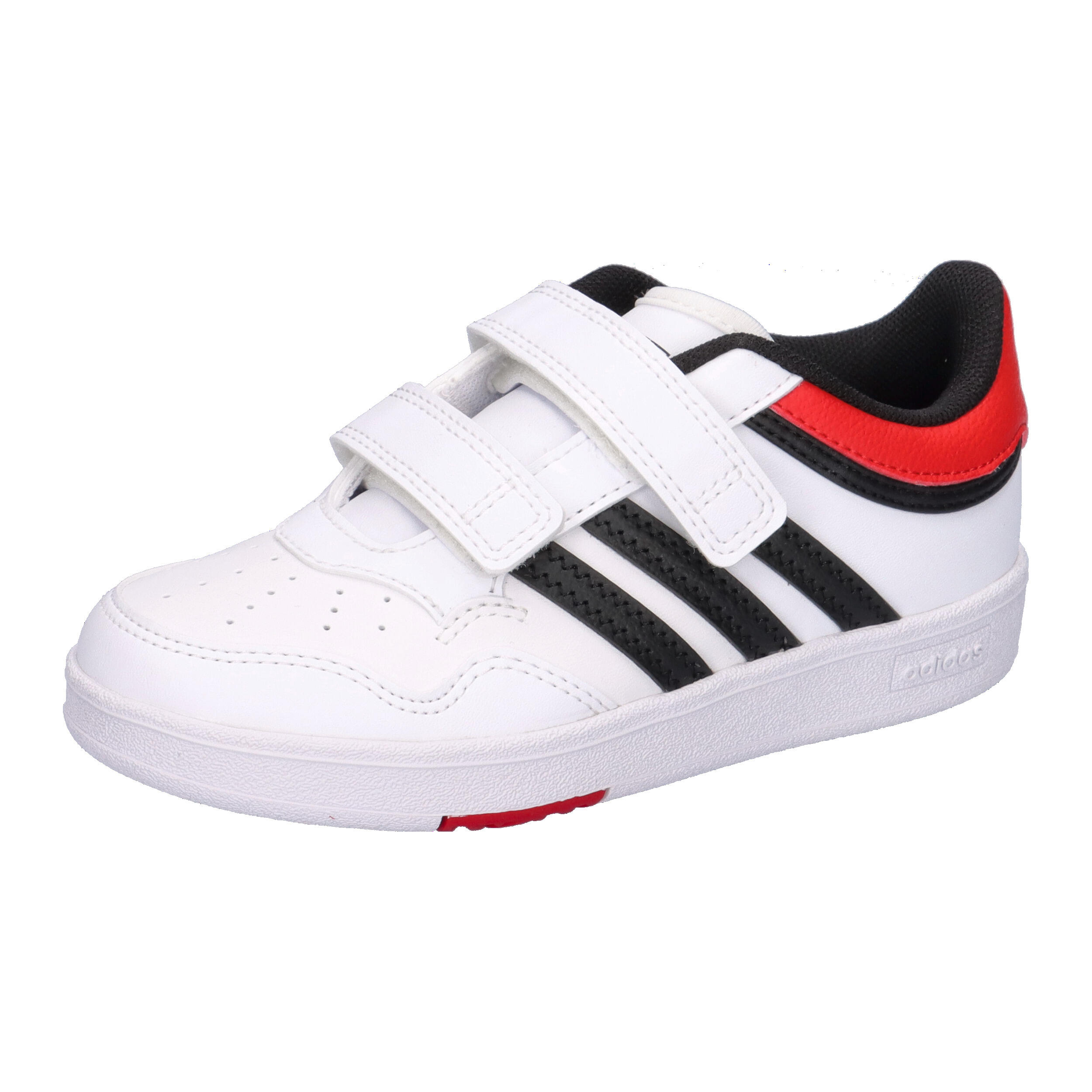 adidas Pantofi copii Hoops 4.0 CF C - velcro, talpă cauciuc, alb