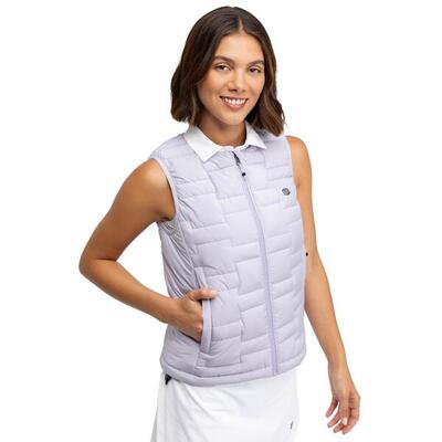 Dames golf geïsoleerd vest pinilla lilac blauw