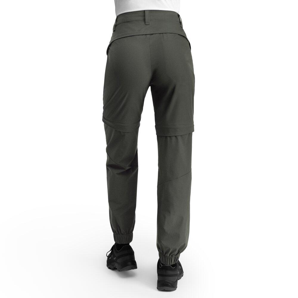 Damskie spodnie trekkingowe z odpinanymi nogawkami Siroko Mistral Black