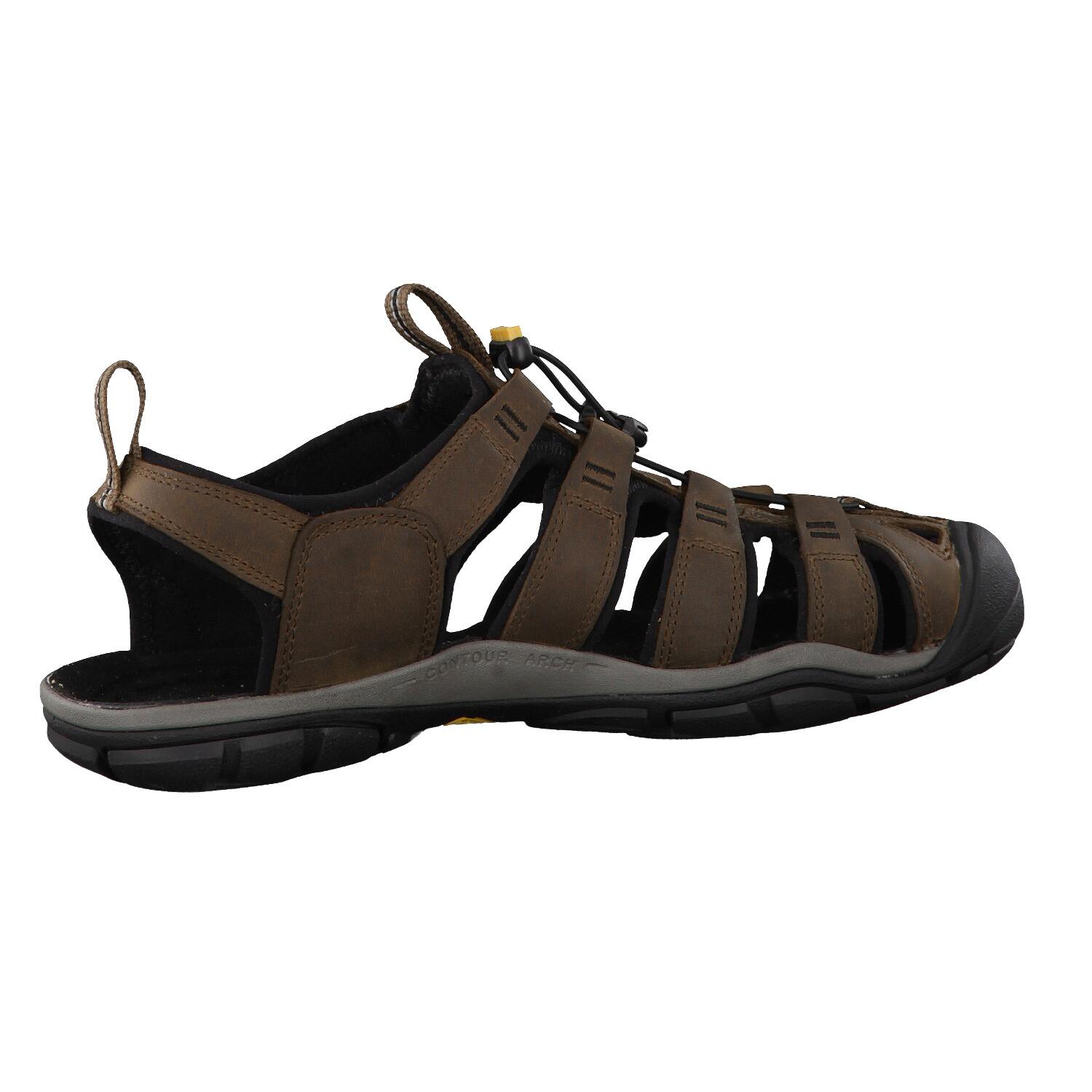 Herren CLEARWATER CNX LEATHER M Sandale Dunkle Erde/Schwarz 7/7