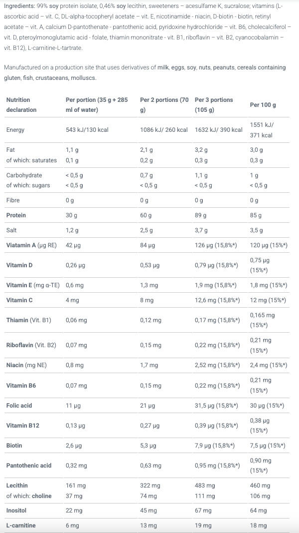 Plantaardige Eiwitten - Sojavit 85 (700g) 3/4