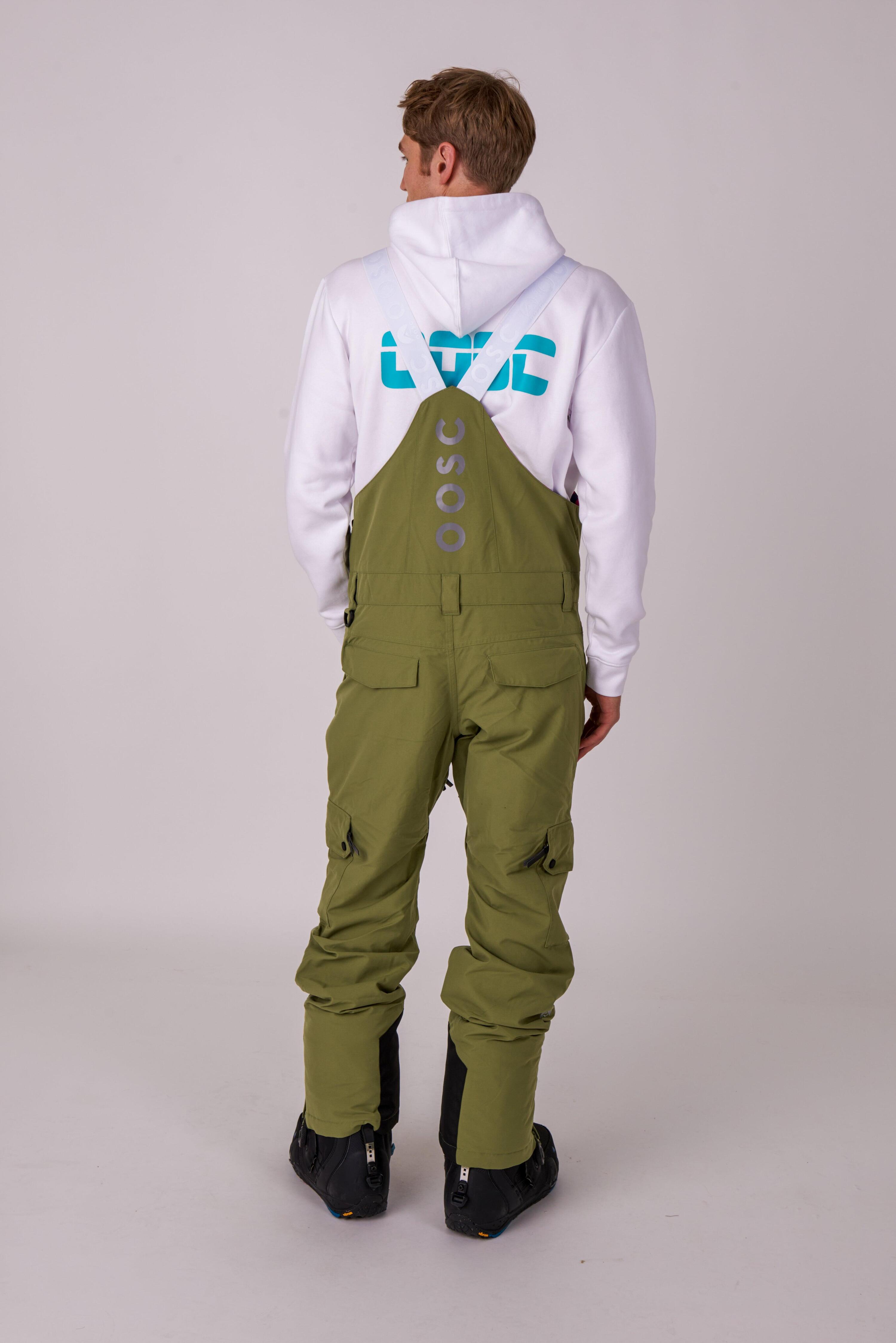 Pantalon à bretelles de ski et de snowboard Yeh Man - Kaki 2/7