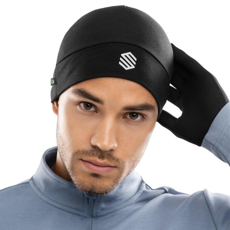Běžecká beanie čepice Helios Black