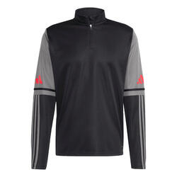 Sweatshirt adidas Squadra 25 demi-zip noir/gris/rouge